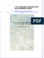 Textbook Eva Picardi On Language Analysis and History Annalisa Coliva Ebook All Chapter PDF