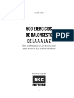 500 EJERCICIOS de BALONCESTO de LA A A LA Z - 501-1000 Ejercicios de Baloncesto para Mejorar Tus Entrenamientos