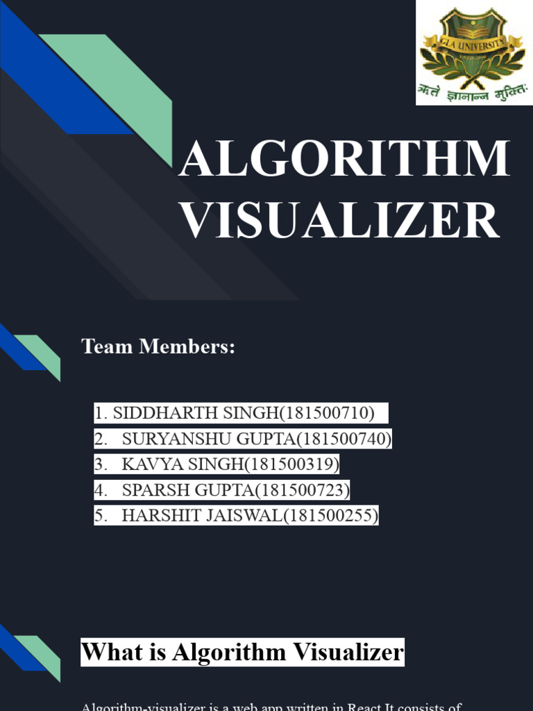 Algorithm Visualizer | PDF | Computer Engineering | System Software