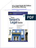 Textbook Every Tenant S Legal Guide 9Th Edition Janet Portman Attorney Ebook All Chapter PDF