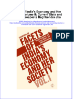 Textbook Facets of Indias Economy and Her Society Volume Ii Current State and Future Prospects Raghbendra Jha Ebook All Chapter PDF