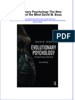 Textbook Evolutionary Psychology The New Science of The Mind David M Buss Ebook All Chapter PDF