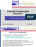 Presentation On Fulbright Application 1st Draft
