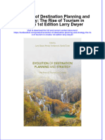 Textbook Evolution of Destination Planning and Strategy The Rise of Tourism in Croatia 1St Edition Larry Dwyer Ebook All Chapter PDF