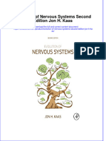 Download textbook Evolution Of Nervous Systems Second Edition Jon H Kaas ebook all chapter pdf 