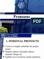 Lesson 6 Pronouns