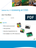 Seismic Processing at CGG: Jean-Yves Blanc