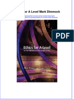 PDF Ethics For A Level Mark Dimmock Ebook Full Chapter