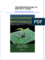 Download textbook Environmental Nanotechnology 1St Edition M H Fulekar ebook all chapter pdf 