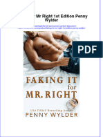 PDF Faking For MR Right 1St Edition Penny Wylder Ebook Full Chapter