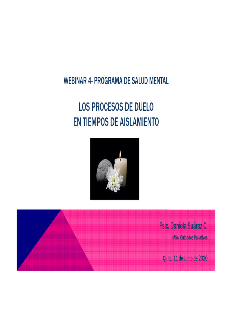 Duelo y salud mental en aislamiento | PDF | Las emociones | Ira