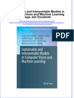 Download textbook Explainable And Interpretable Models In Computer Vision And Machine Learning Hugo Jair Escalante ebook all chapter pdf 