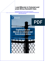 Download textbook Exploitation And Misrule In Colonial And Postcolonial Africa Kenneth Kalu ebook all chapter pdf 