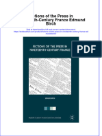 Textbook Fictions of The Press in Nineteenth Century France Edmund Birch Ebook All Chapter PDF