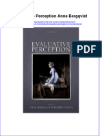 PDF Evaluative Perception Anna Bergqvist Ebook Full Chapter