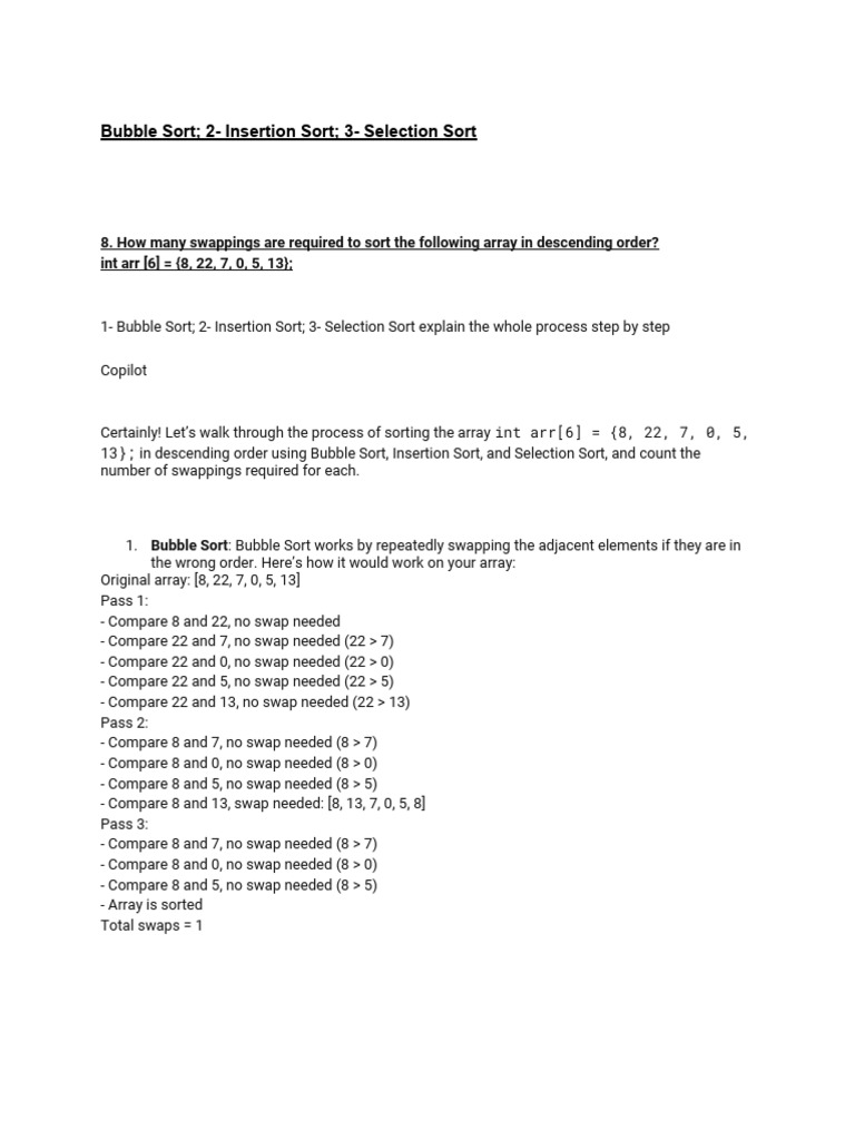 Dsa sorting pdf applied mathematics algorithms and data structures