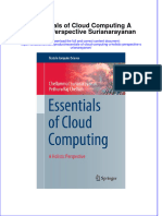 Full Chapter Essentials of Cloud Computing A Holistic Perspective Surianarayanan PDF