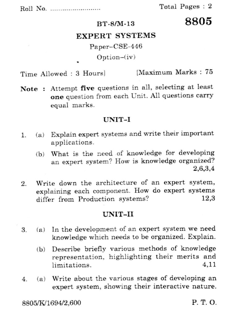 Expert System-2013 | PDF