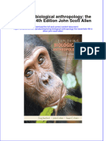 Download textbook Exploring Biological Anthropology The Essentials 4Th Edition John Scott Allen ebook all chapter pdf 