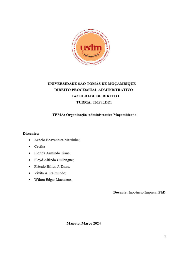 Trabalho de DPA 4 Ano | PDF | Jurisdição | Promotor
