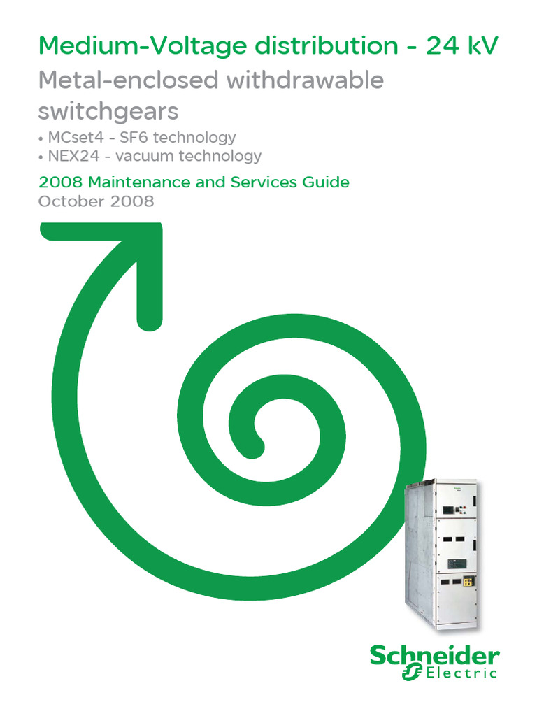 24 kV Medium-Voltage Switchgear Guide | PDF | Insulator (Electricity ...