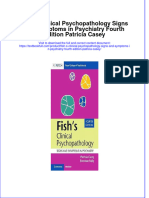 Download pdf Fish S Clinical Psychopathology Signs And Symptoms In Psychiatry Fourth Edition Patricia Casey ebook full chapter 