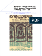 Download textbook Familial Properties Gender State And Society In Early Modern Vietnam 1463 1778 Nhung Tuyet Tran ebook all chapter pdf 