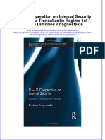 Download textbook Eu Us Cooperation On Internal Security Building A Transatlantic Regime 1St Edition Dimitrios Anagnostakis ebook all chapter pdf 