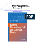 Download textbook Euglena Biochemistry Cell And Molecular Biology 1St Edition Steven D Schwartzbach ebook all chapter pdf 