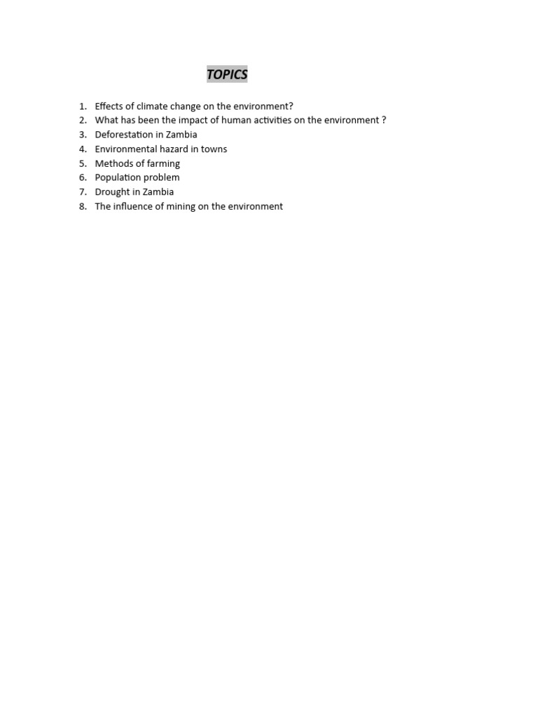 Geography Project | PDF