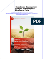 PDF Financing Sustainable Development Key Challenges and Prospects Magdalena Ziolo Ebook Full Chapter