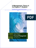 Download textbook Financial Management Theory Practice Eugene F Brigham ebook all chapter pdf 