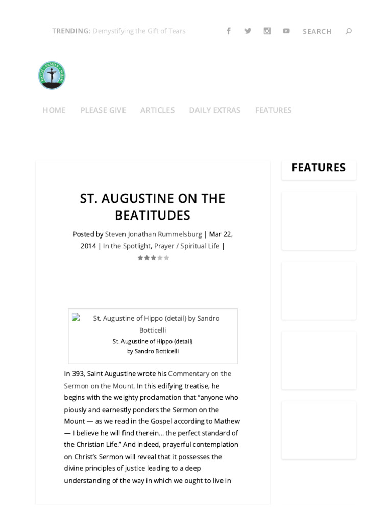 Augustine On Christian Learning