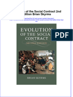 Textbook Evolution of The Social Contract 2Nd Edition Brian Skyrms Ebook All Chapter PDF