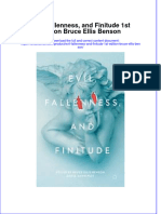 Textbook Evil Fallenness and Finitude 1St Edition Bruce Ellis Benson Ebook All Chapter PDF