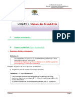 Chapitre 3 Calculs Des ProbabilitÃ©s