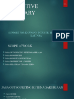 Executive Summary Support Kih Kaltara