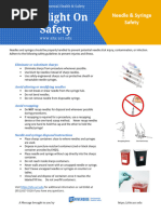 Safe Needle Recapping Procedures | PDF | Personal Protective Equipment ...