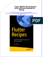 Download pdf Flutter Recipes Mobile Development Solutions For Ios And Android Fu Cheng ebook full chapter 