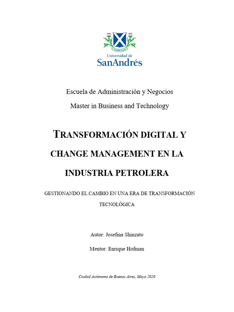 Transformación Digital en Oil & Gas | PDF | Business | Internet