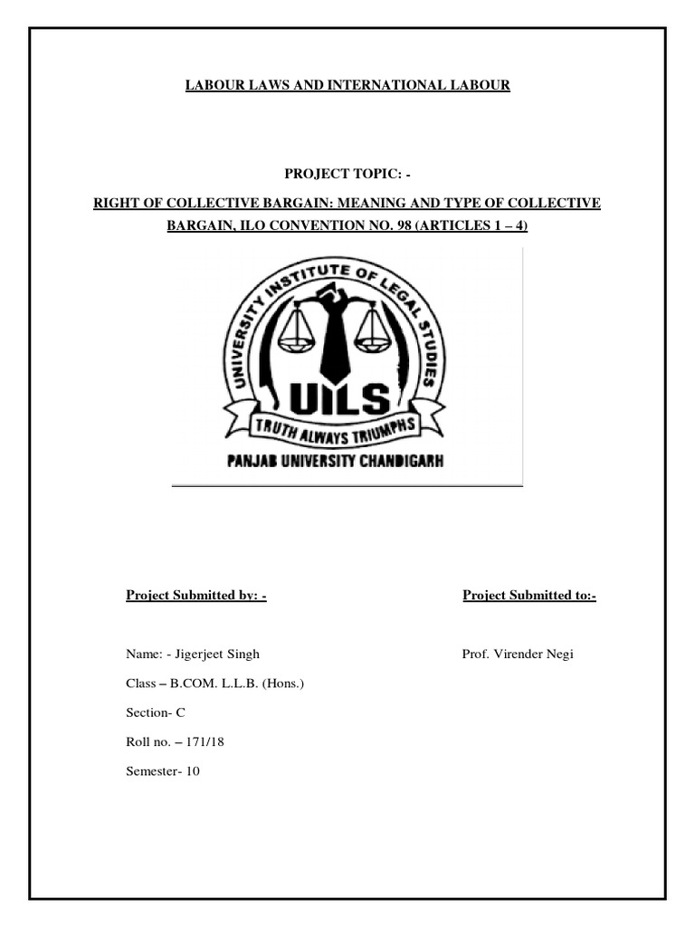 Collective Bargaining Pdf Employment Trade Union