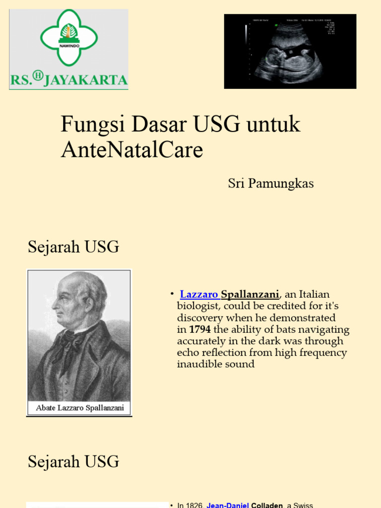 Sejarah dan Perkembangan USG | PDF