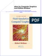 Download textbook Fluid Simulation For Computer Graphics Second Edition Bridson ebook all chapter pdf 