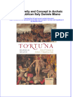 Textbook Fortuna Deity and Concept in Archaic and Republican Italy Daniele Miano Ebook All Chapter PDF