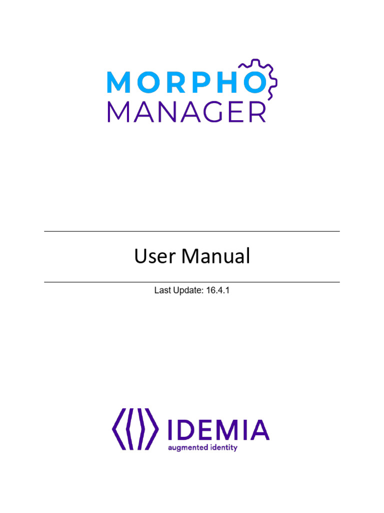 MorphoManager User Manual Guide | PDF | 64 Bit Computing | Microsoft ...