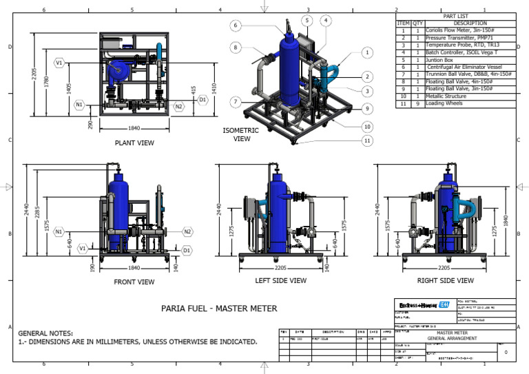 General Arrangement | PDF | Gases | Mechanical Engineering