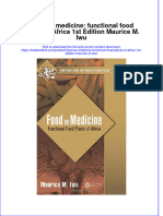 Textbook Food As Medicine Functional Food Plants of Africa 1St Edition Maurice M Iwu Ebook All Chapter PDF