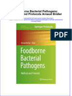 Textbook Foodborne Bacterial Pathogens Methods and Protocols Arnaud Bridier Ebook All Chapter PDF