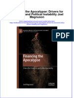 PDF Financing The Apocalypse Drivers For Economic and Political Instability Joel Magnuson Ebook Full Chapter