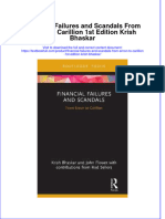 Download pdf Financial Failures And Scandals From Enron To Carillion 1St Edition Krish Bhaskar ebook full chapter 